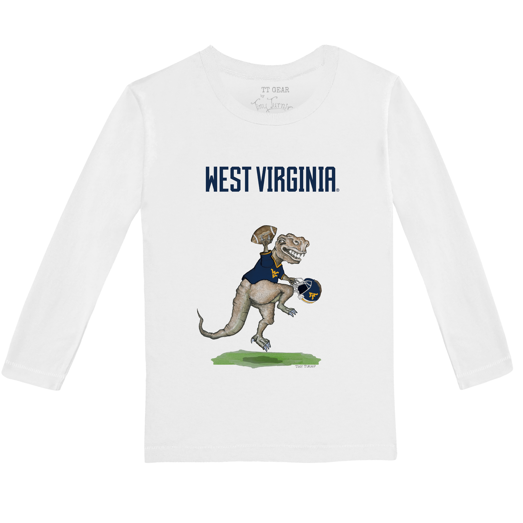 West Virginia Mountaineers TT Rex Long-Sleeve Tee Shirt