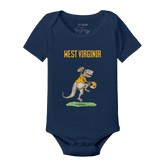 West Virginia Mountaineers TT Rex Short Sleeve Snapper