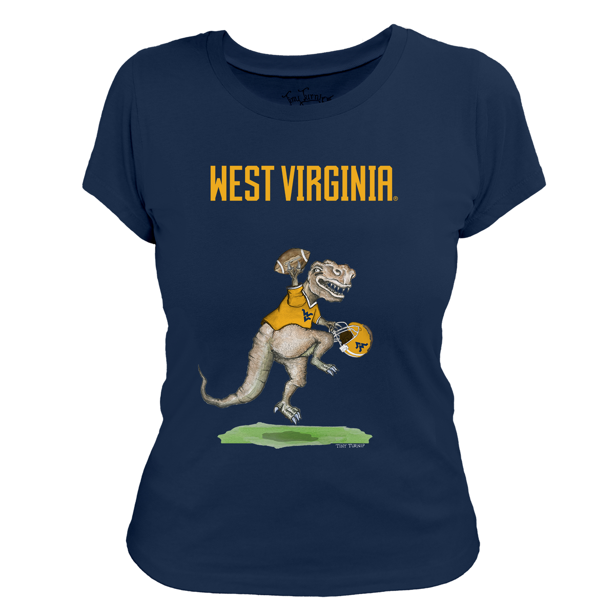 West Virginia Mountaineers TT Rex Women's Tee Shirt