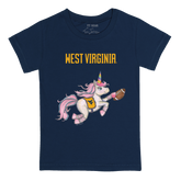 West Virginia Mountaineers Unicorn Kid's Tee Shirt
