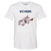 West Virginia Mountaineers Unicorn Unisex Tee Shirt