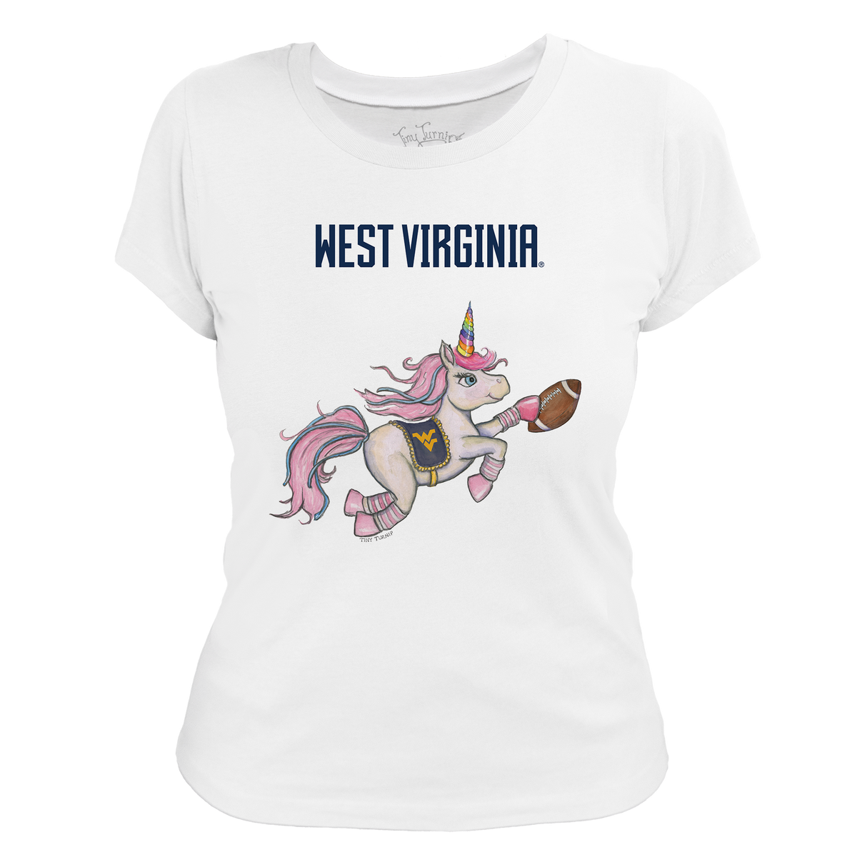 West Virginia Mountaineers Unicorn Women's Tee Shirt