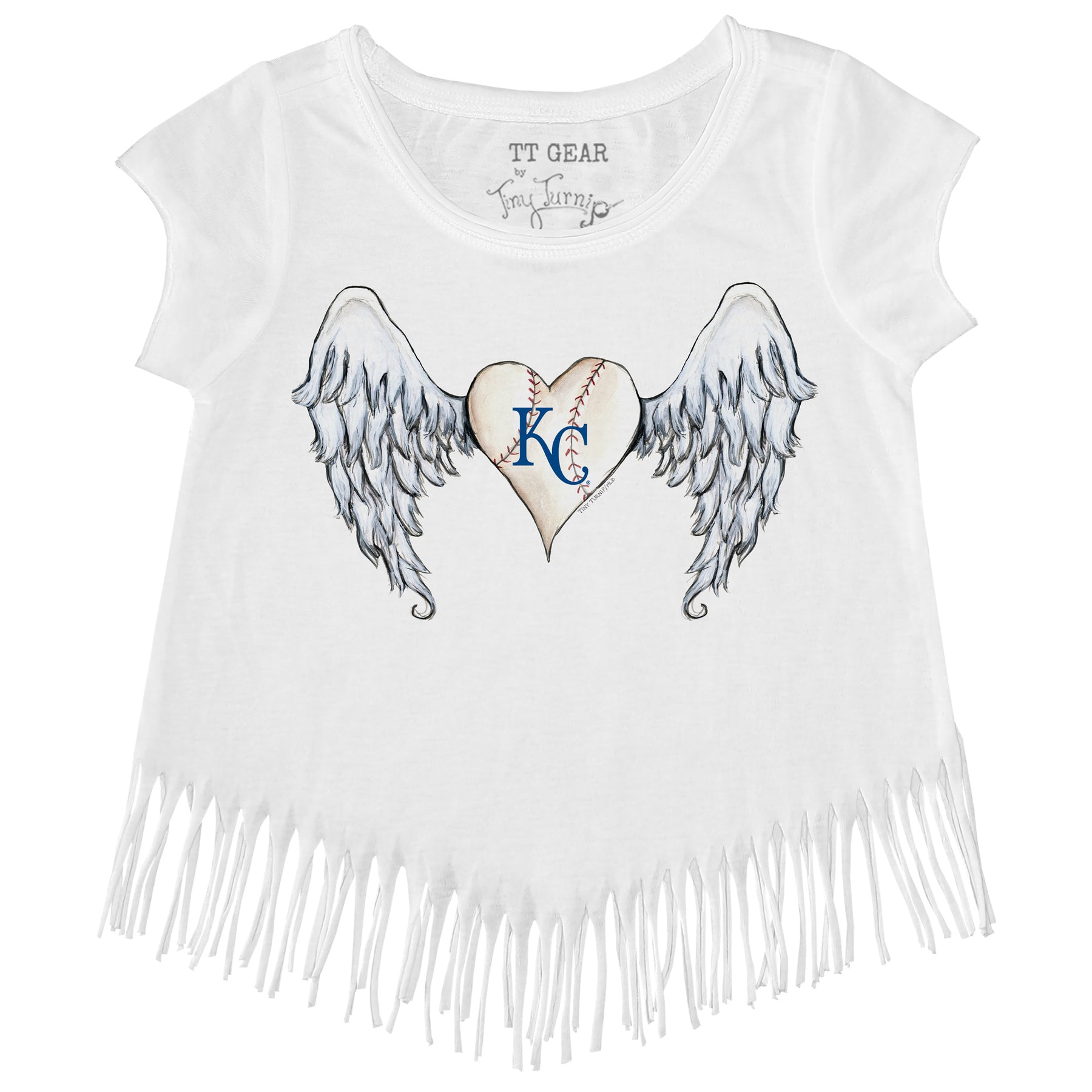 Kansas City Royals Angel Wings Fringe Tee