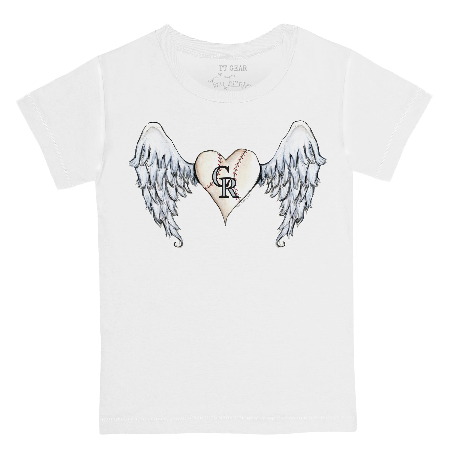 Colorado Rockies Angel Wings Tee Shirt