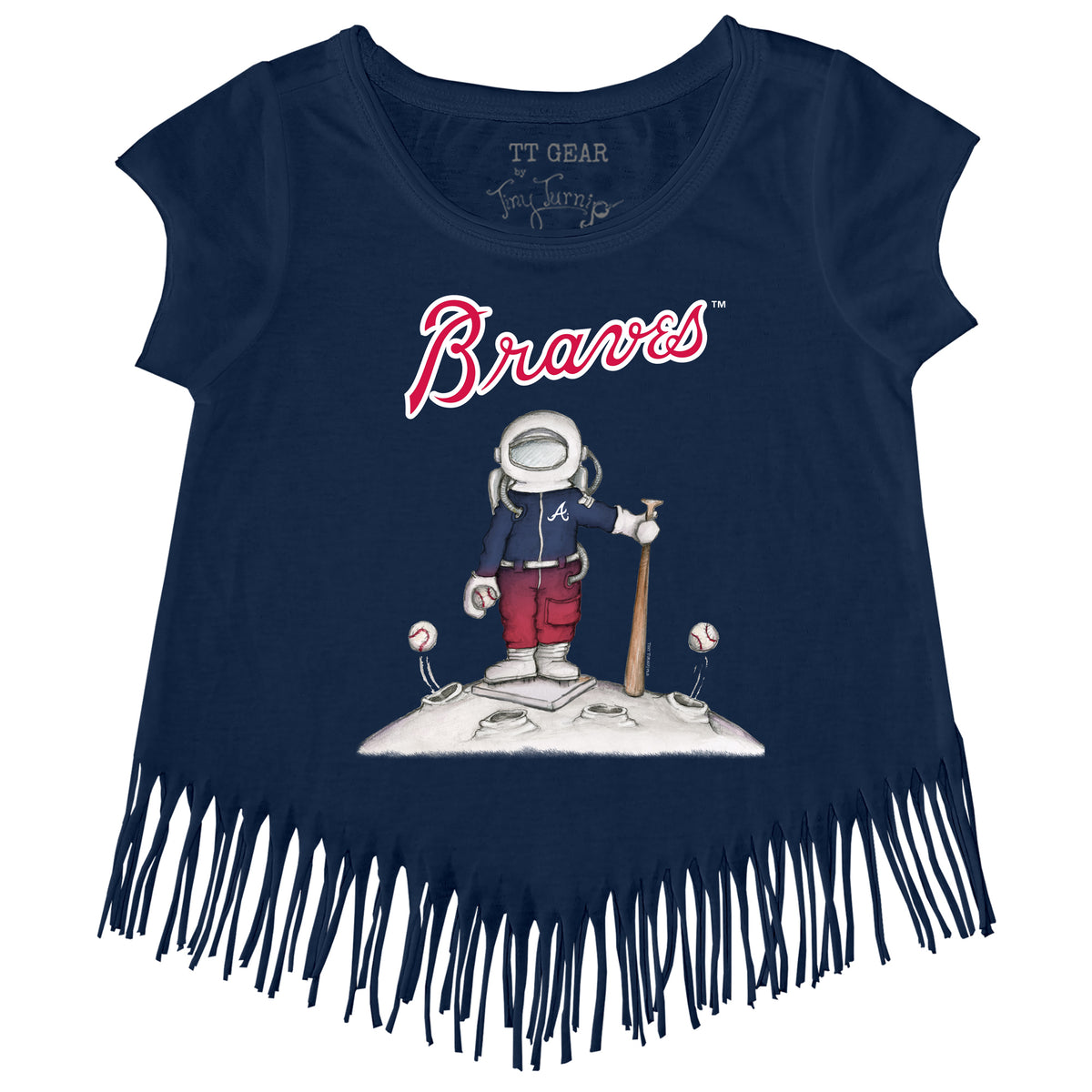 Atlanta Braves Astronaut Fringe Tee