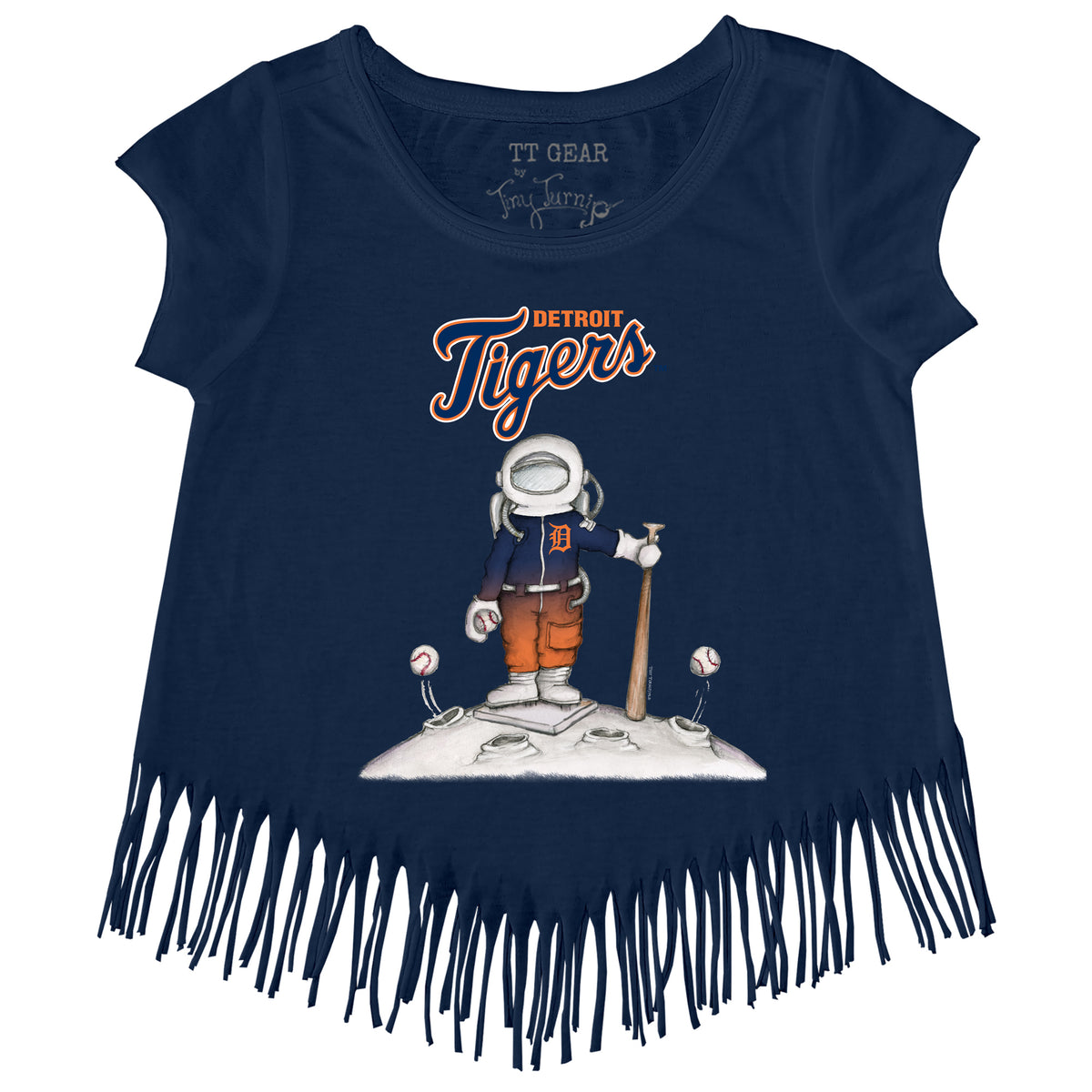 Detroit Tigers Astronaut Fringe Tee