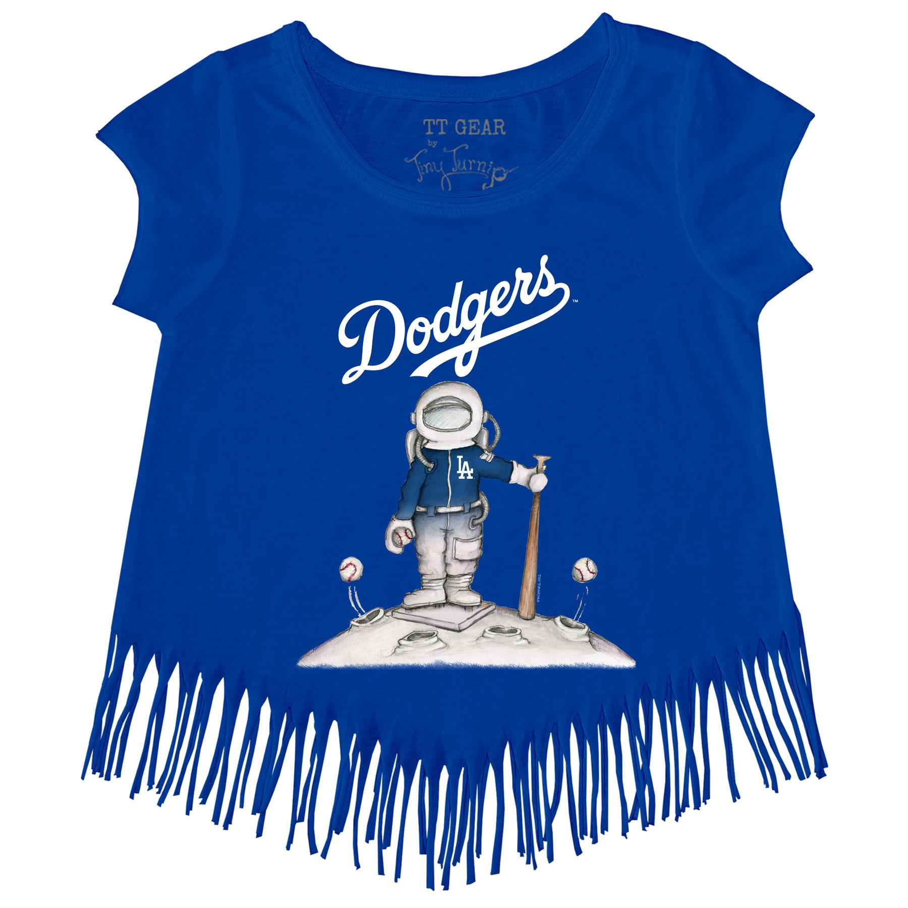 Los Angeles Dodgers Astronaut Fringe Tee