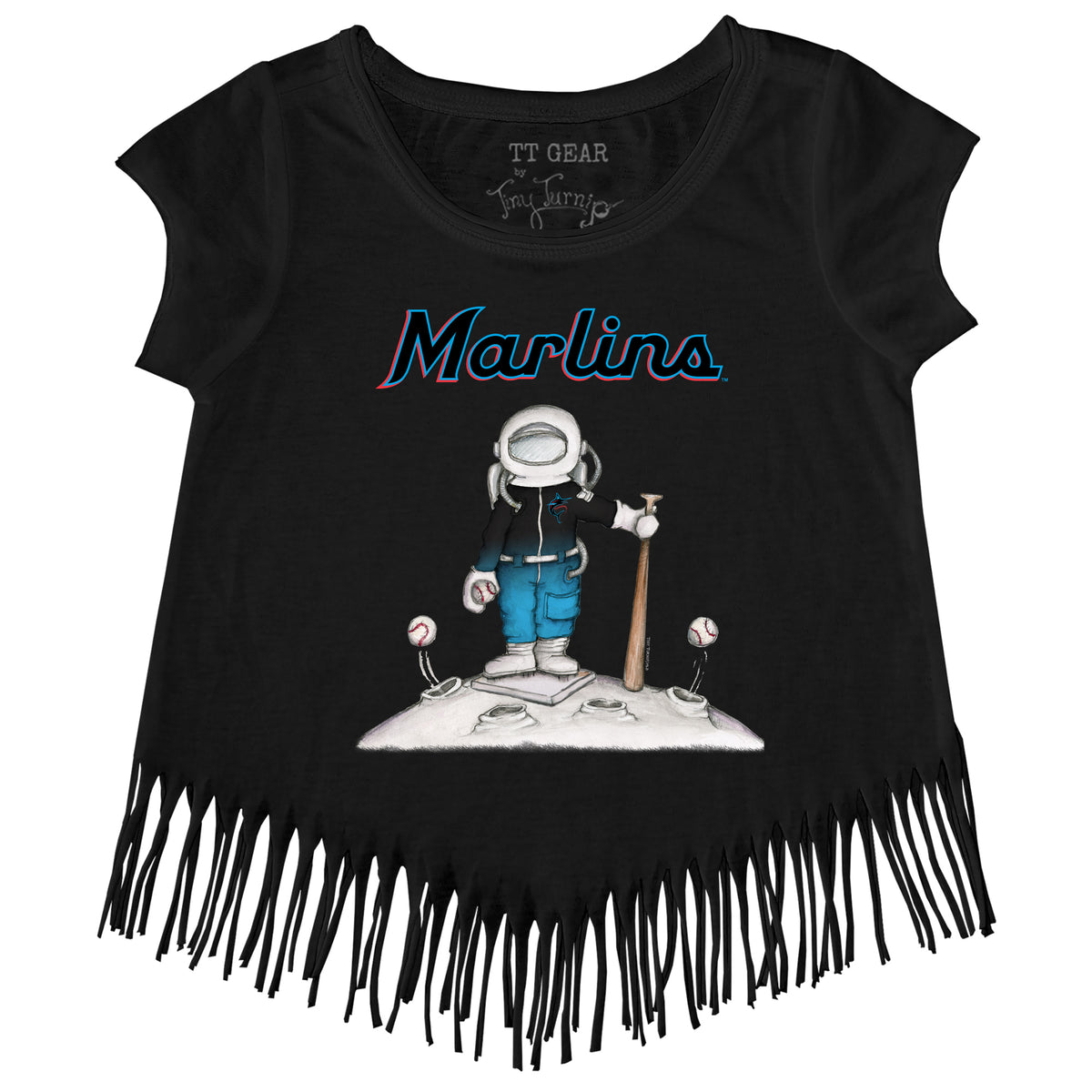 Miami Marlins Astronaut Fringe Tee