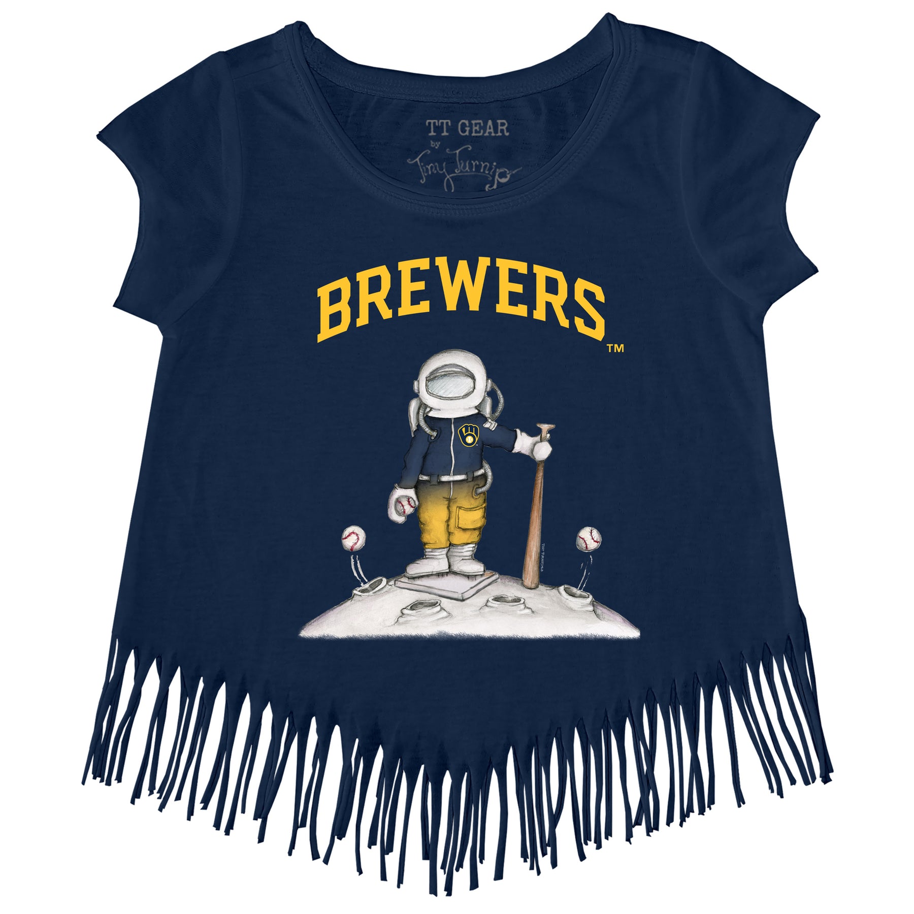 Milwaukee Brewers Astronaut Fringe Tee