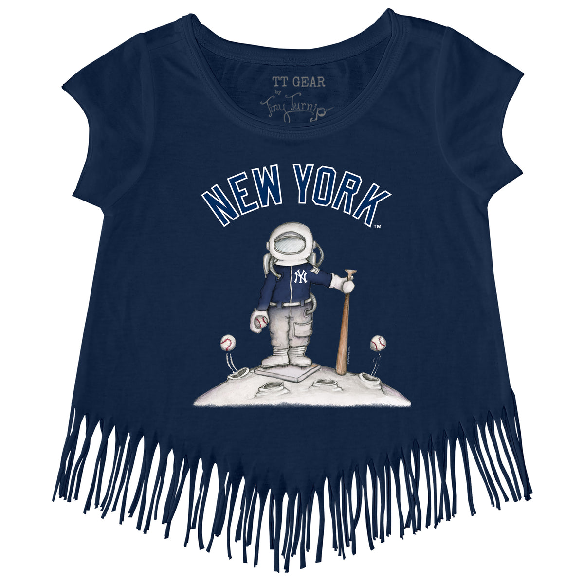 New York Yankees Astronaut Fringe Tee