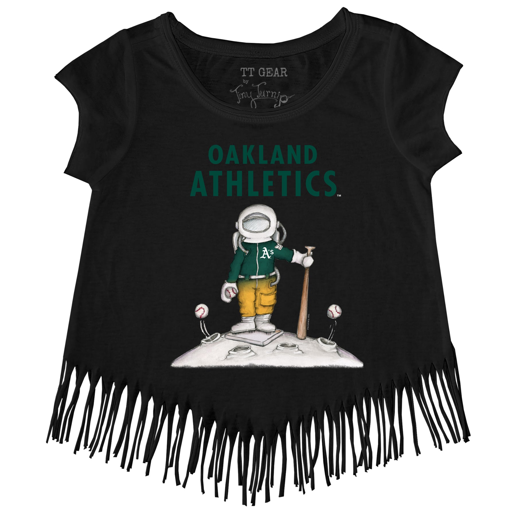 Oakland Athletics Astronaut Fringe Tee