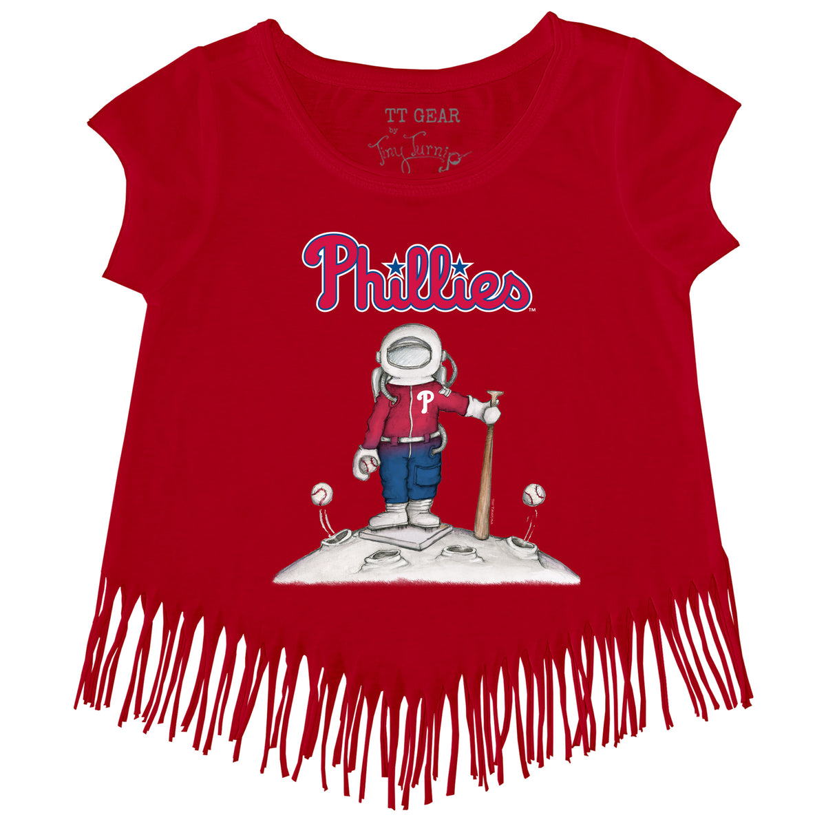 Philadelphia Phillies Astronaut Fringe Tee