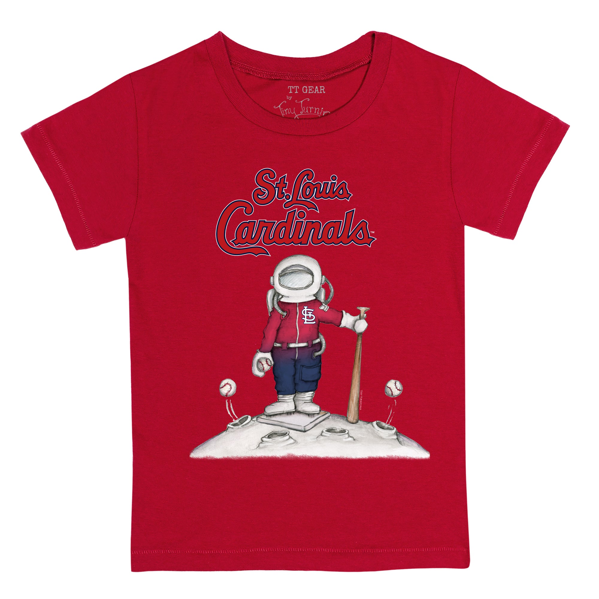 St. Louis Cardinals Tiny Turnip Youth Heart Lolly T-Shirt - Red