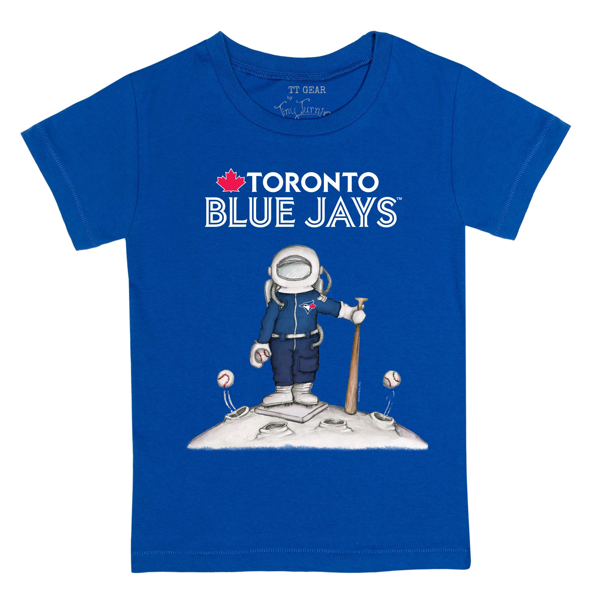 Toronto Blue Jays Tiny Turnip Women's Astronaut T-Shirt - Royal