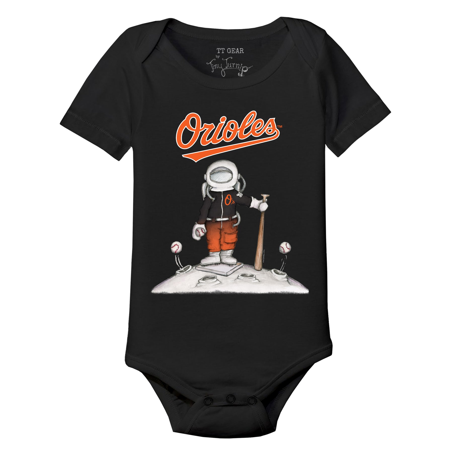 Baltimore Orioles Astronaut Short Sleeve Snapper