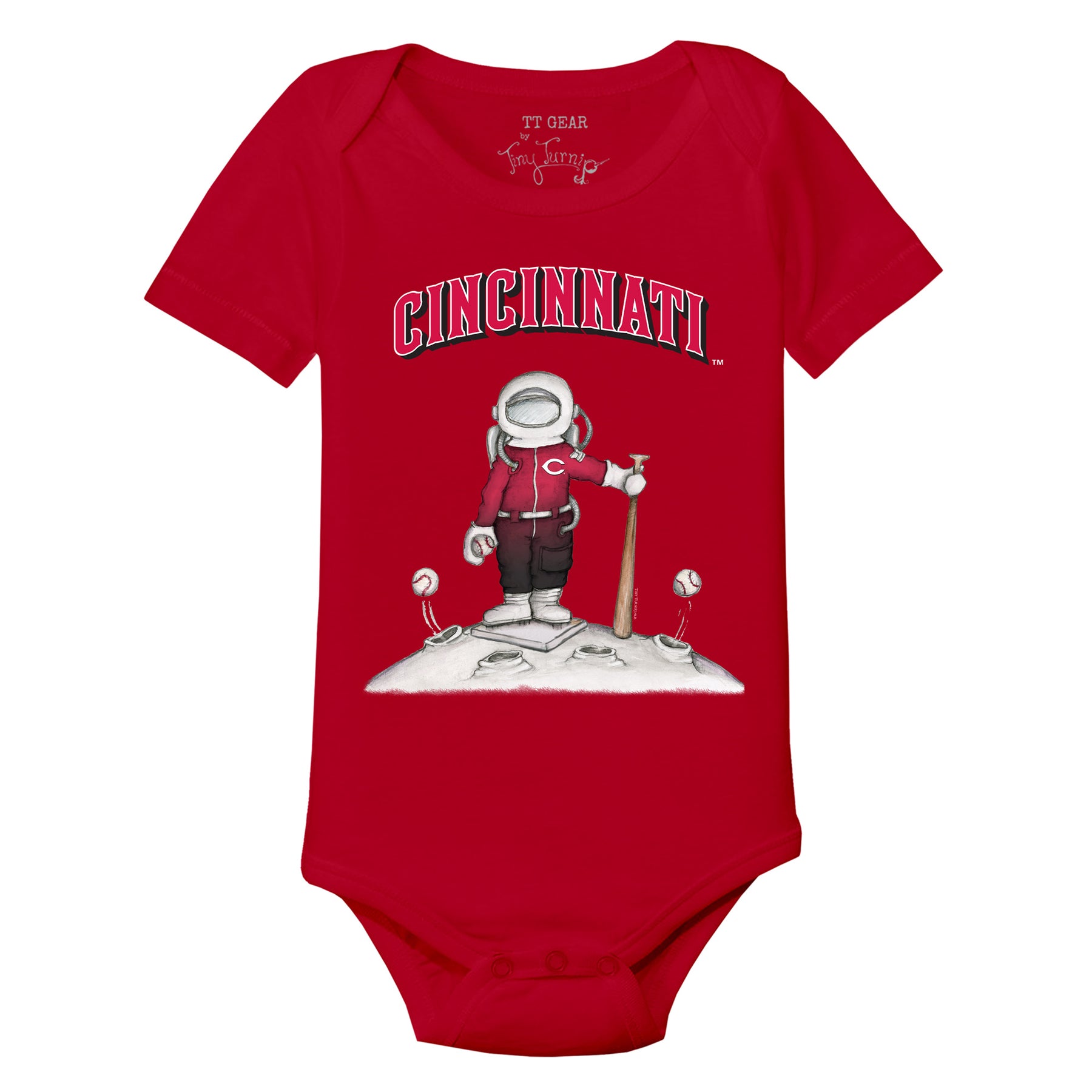 Cincinnati Reds Astronaut Short Sleeve Snapper