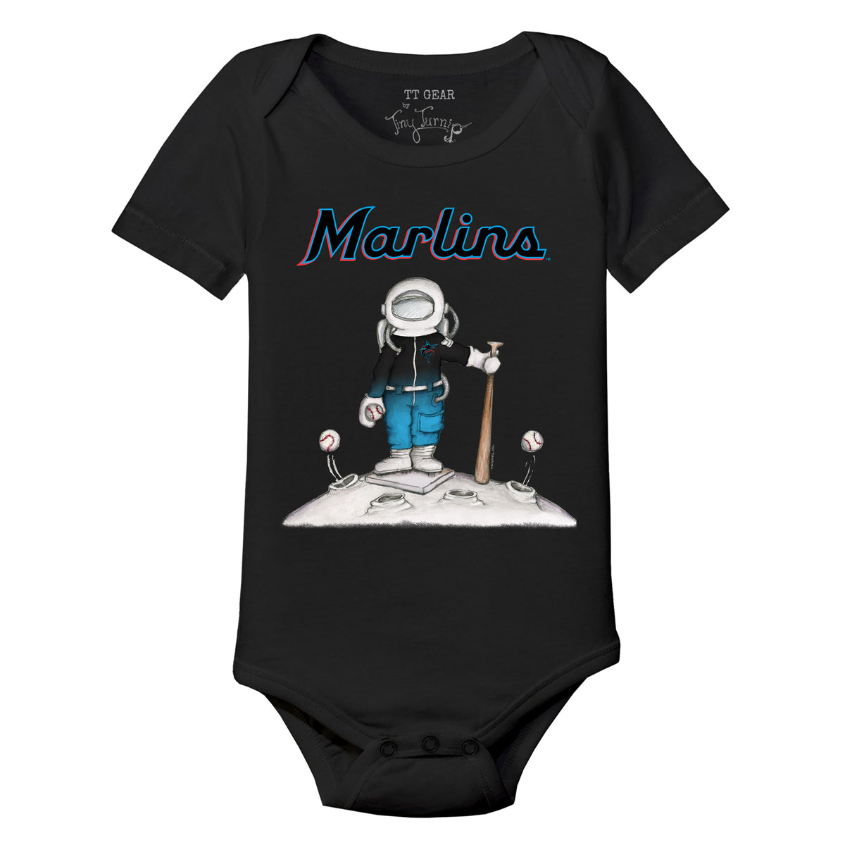Miami Marlins Astronaut Short Sleeve Snapper