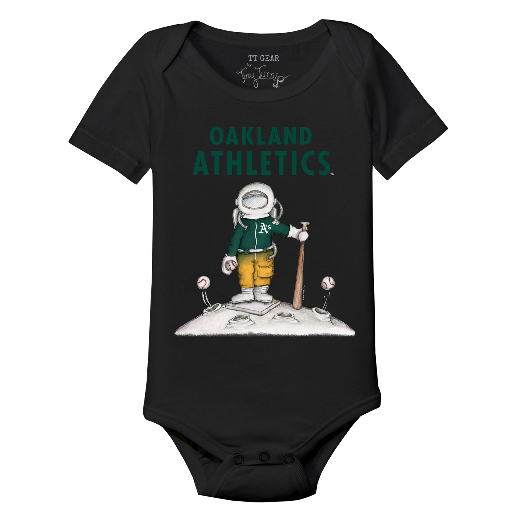 Oakland Athletics Astronaut Short Sleeve Snapper