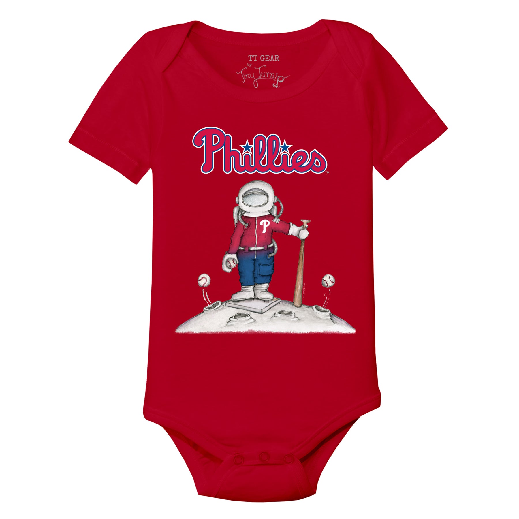 Philadelphia Phillies Astronaut Short Sleeve Snapper