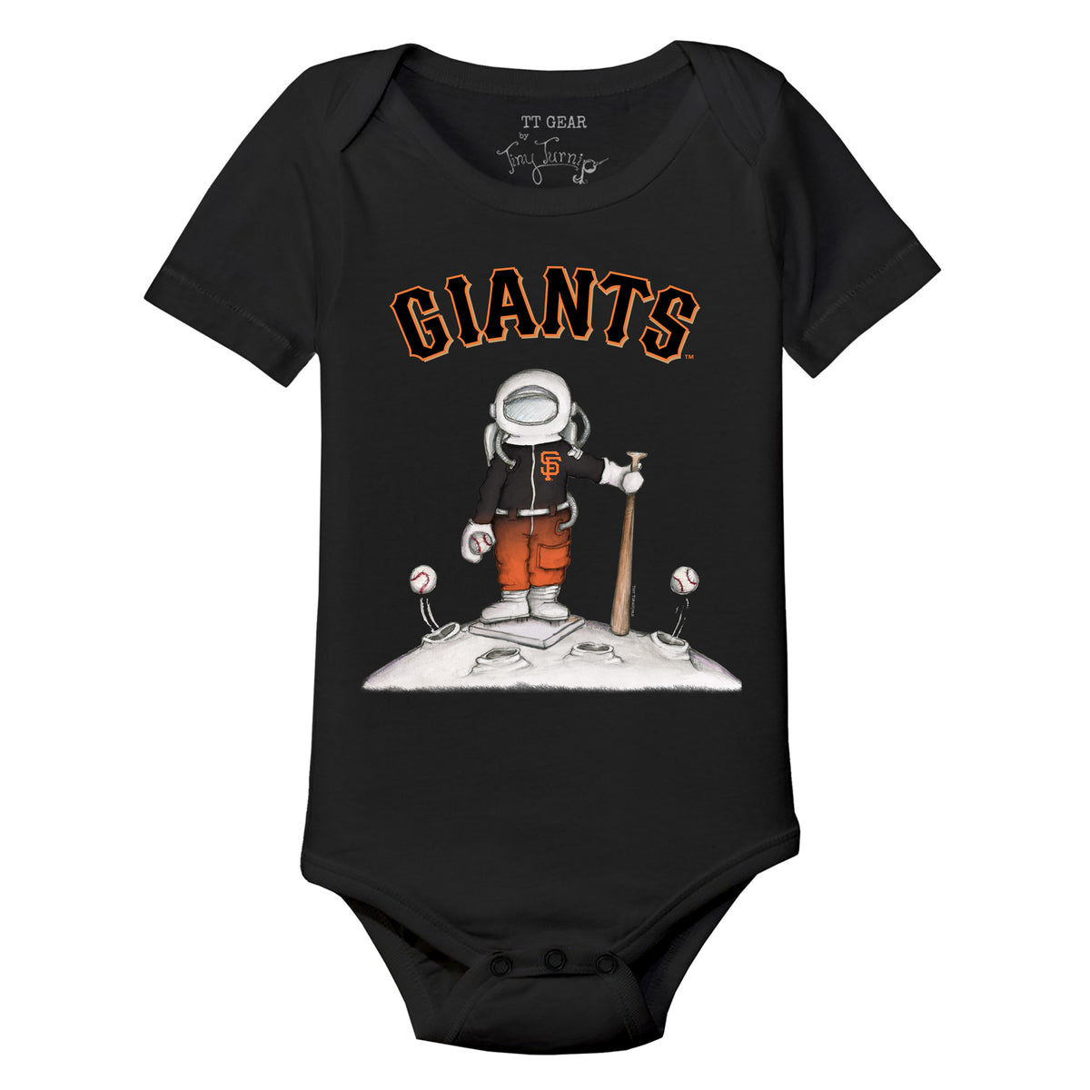 San Francisco Giants Astronaut Short Sleeve Snapper