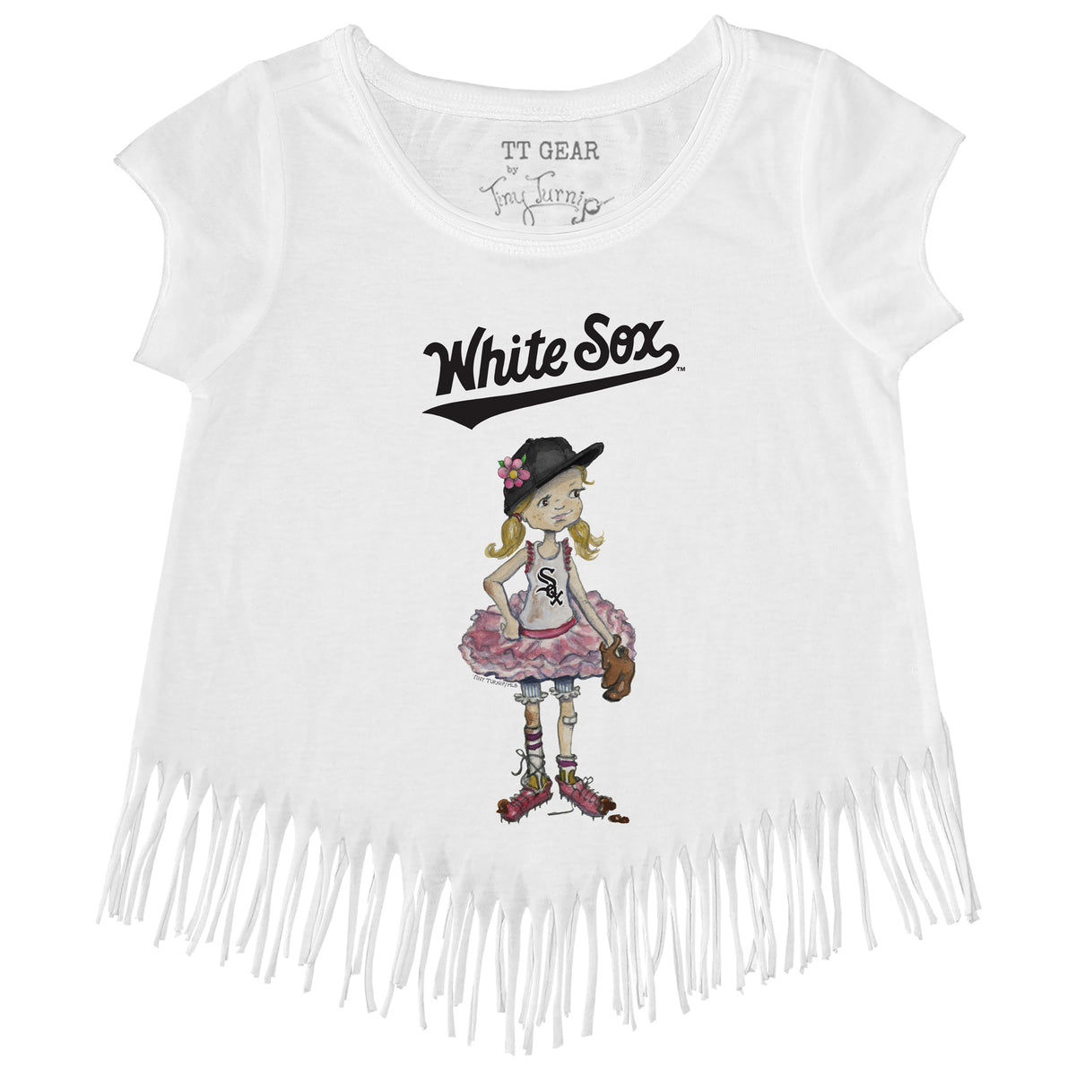 Chicago White Sox Babes Fringe Tee