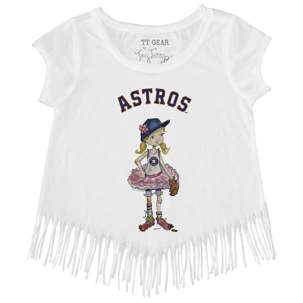 Houston Astros Babes Fringe Tee