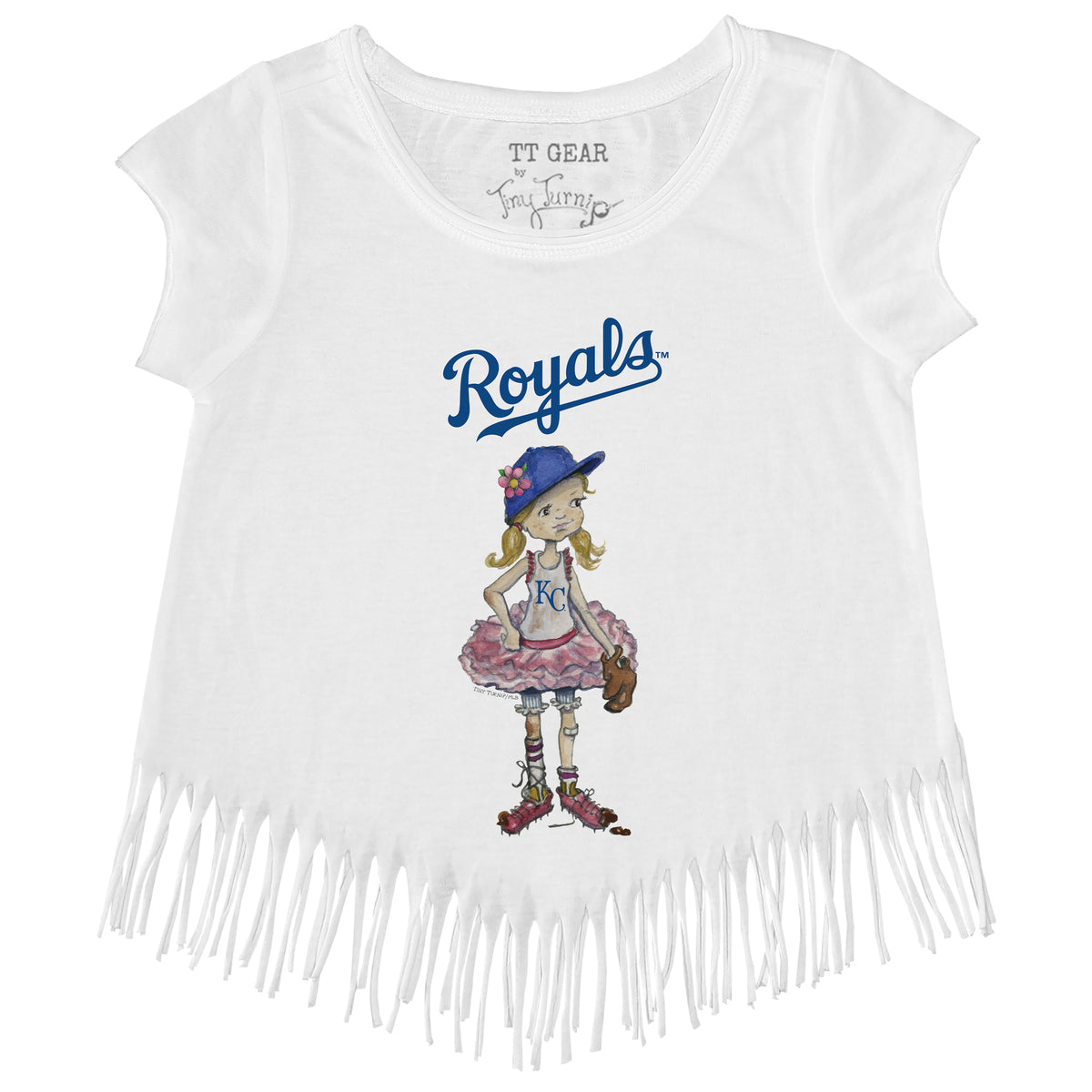 Kansas City Royals Babes Fringe Tee