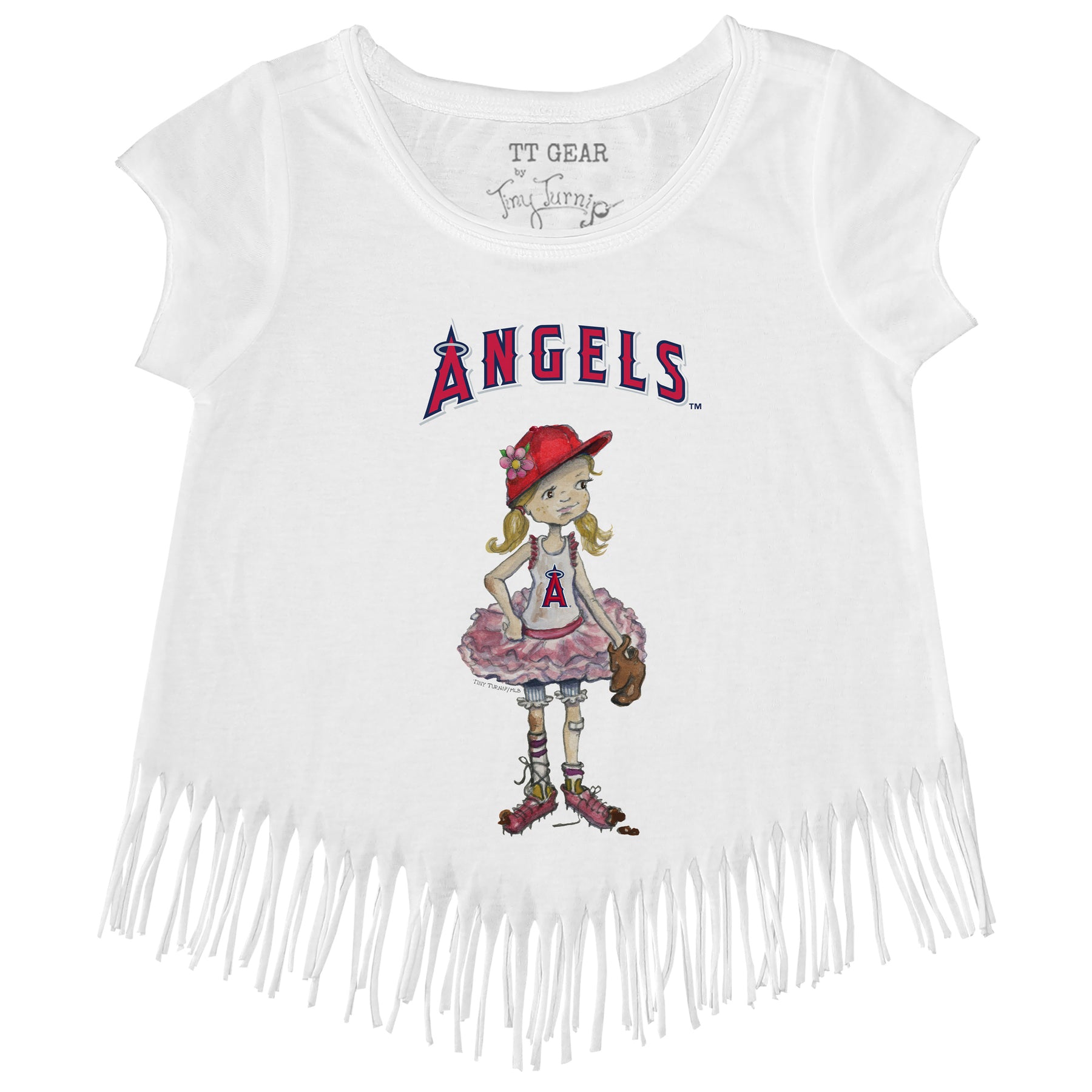 Los Angeles Angels Babes Fringe Tee