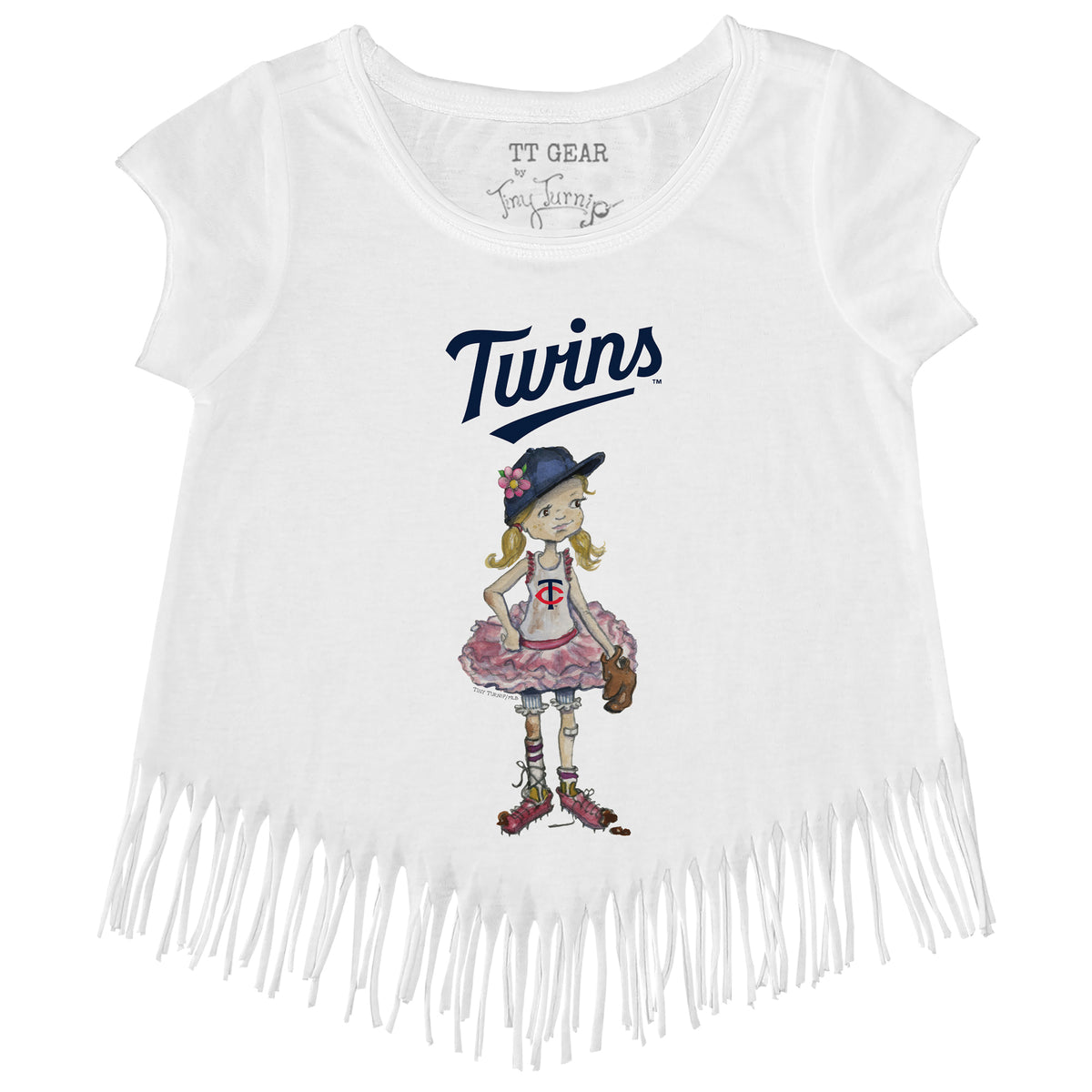 Minnesota Twins Babes Fringe Tee