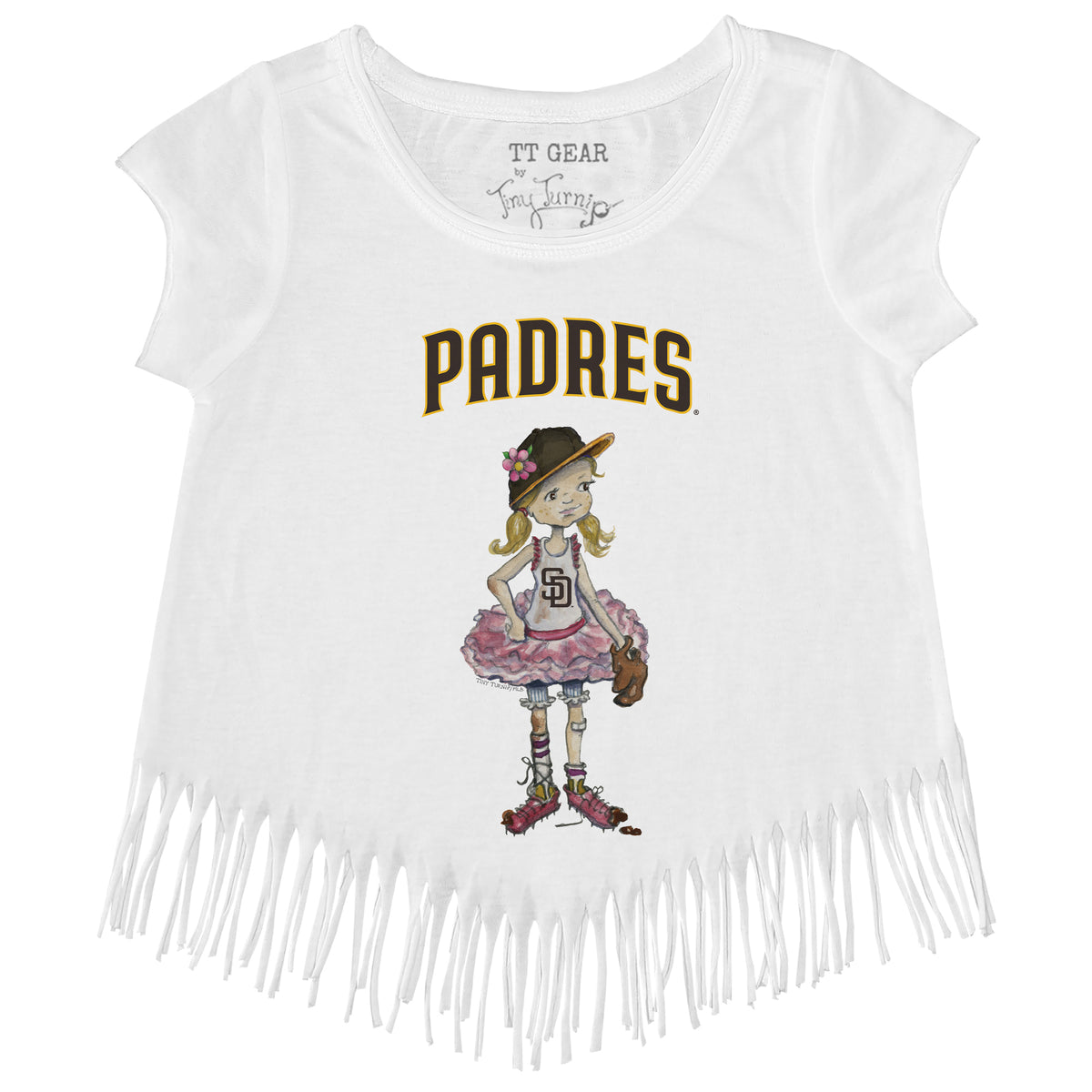 San Diego Padres Babes Fringe Tee