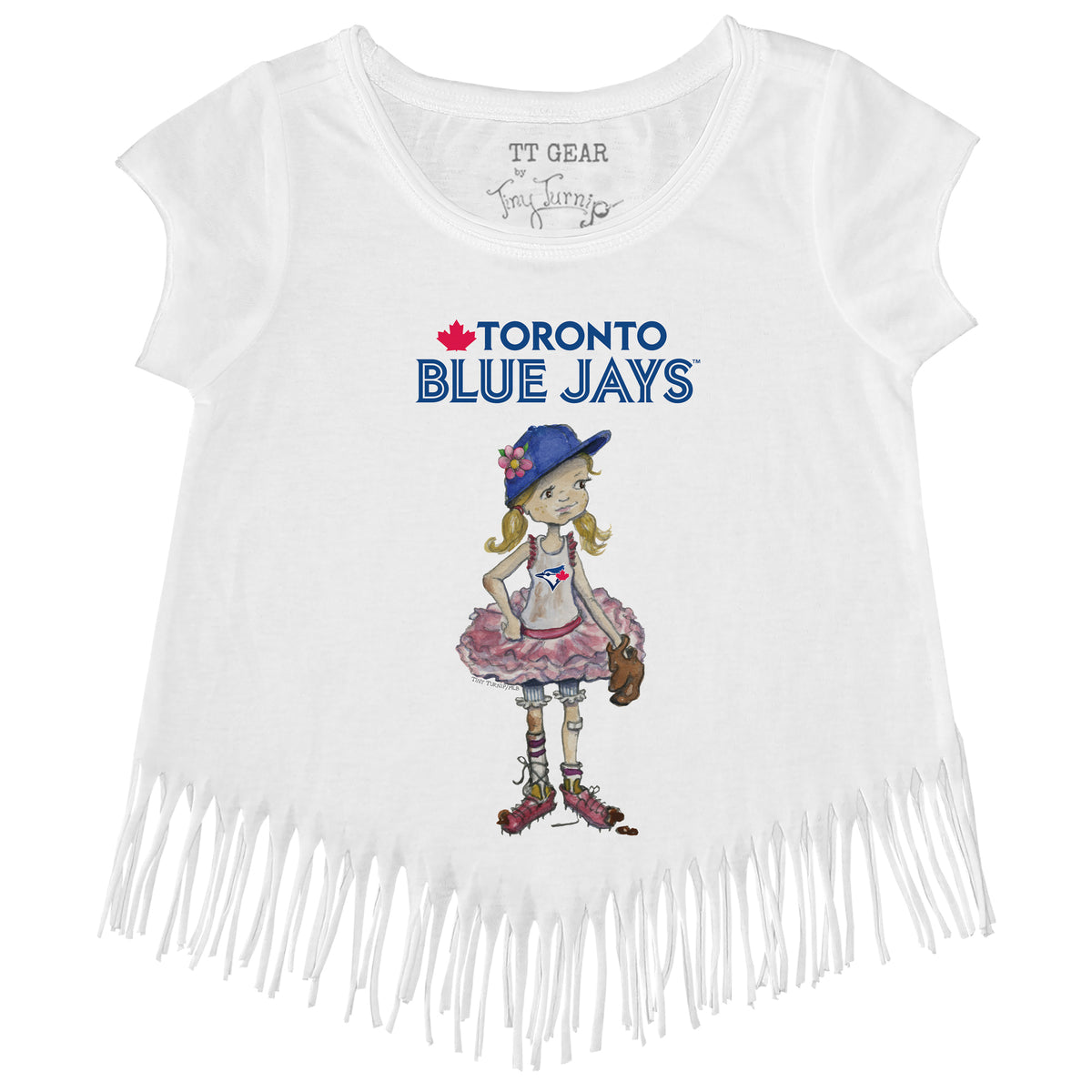 Toronto Blue Jays Babes Fringe Tee