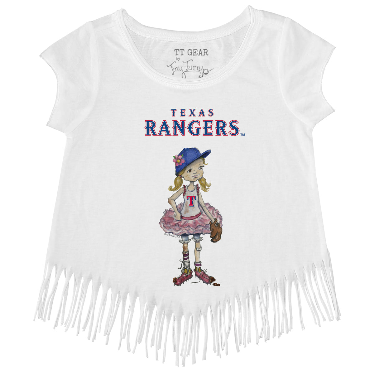 Texas Rangers Babes Fringe Tee