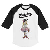 Chicago White Sox Babes 3/4 Black Sleeve Raglan