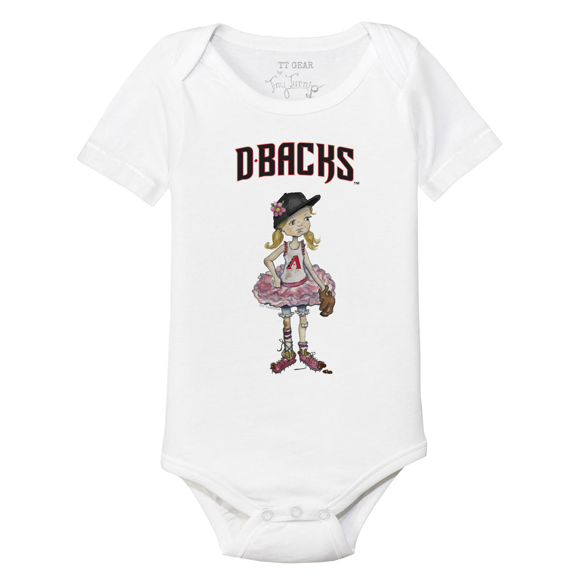 Arizona Diamondbacks Babes Short Sleeve Snapper