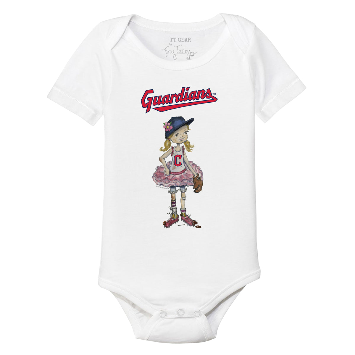 Cleveland Guardians Babes Short Sleeve Snapper