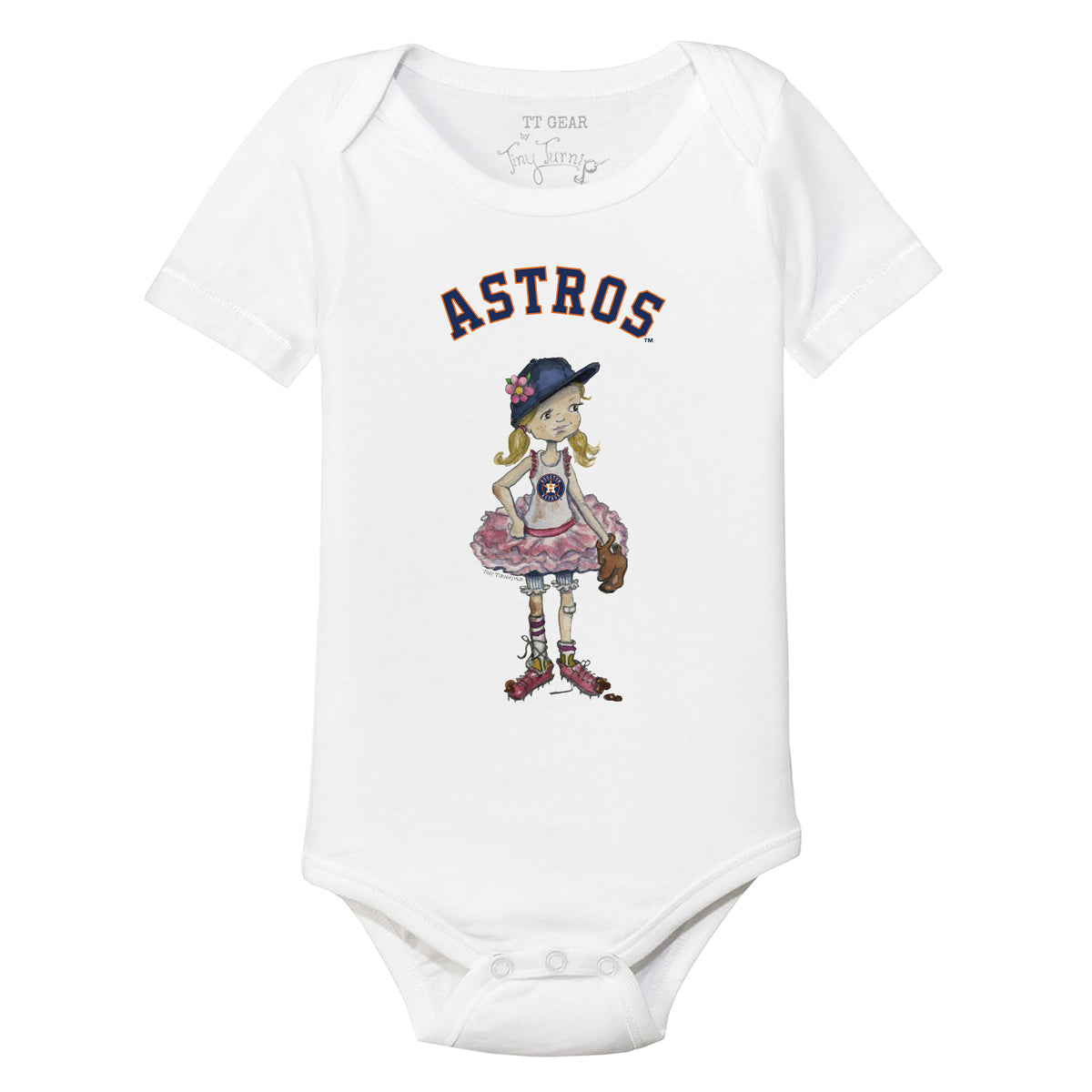 Houston Astros Babes Short Sleeve Snapper
