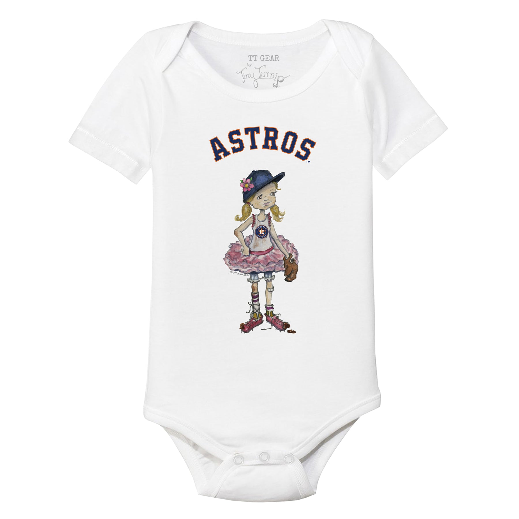 Houston Astros Babes Short Sleeve Snapper