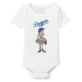 Los Angeles Dodgers Babes Short Sleeve Snapper