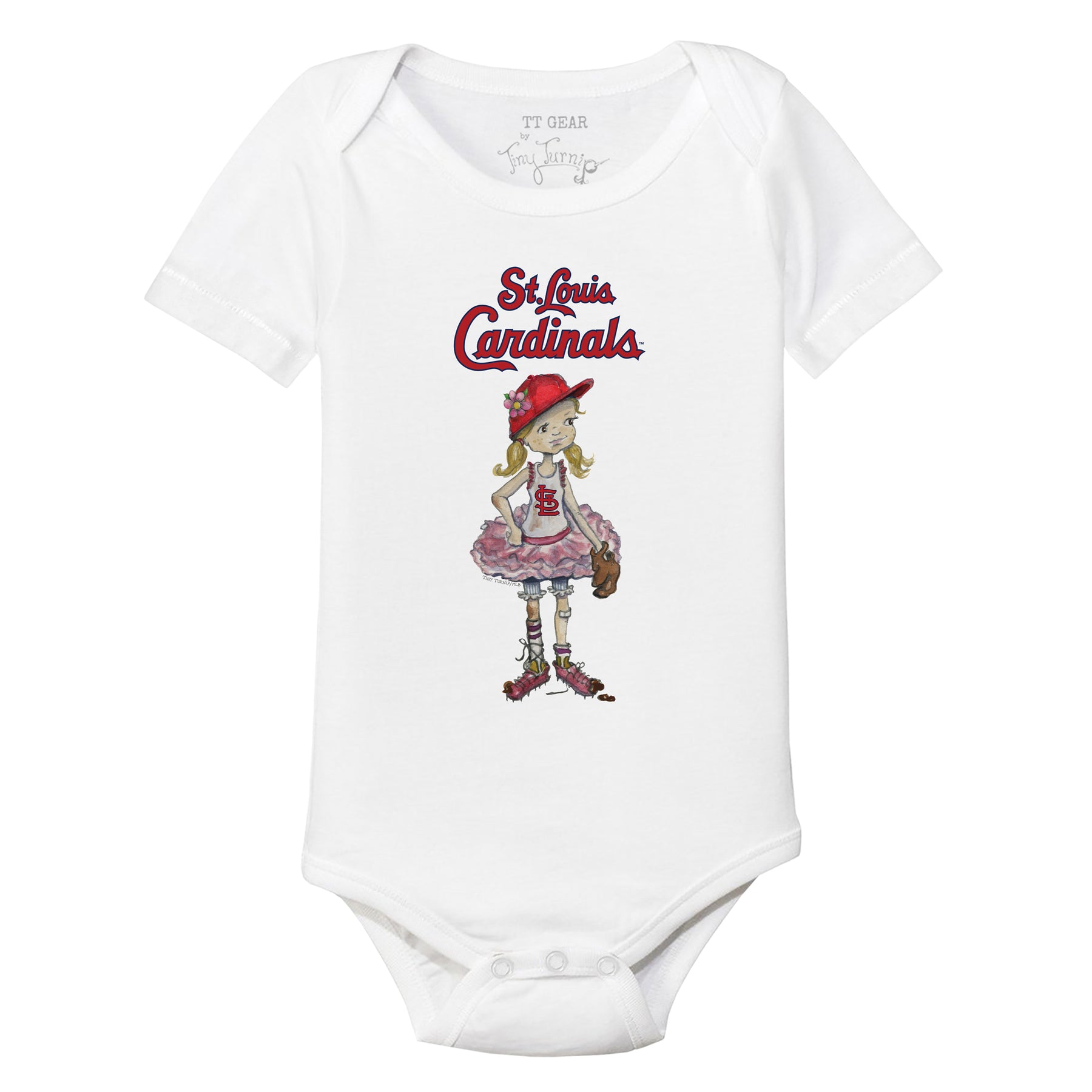 St. Louis Cardinals Babes Short Sleeve Snapper