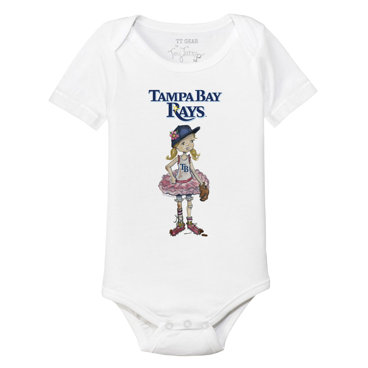 Tampa Bay Rays Babes Short Sleeve Snapper