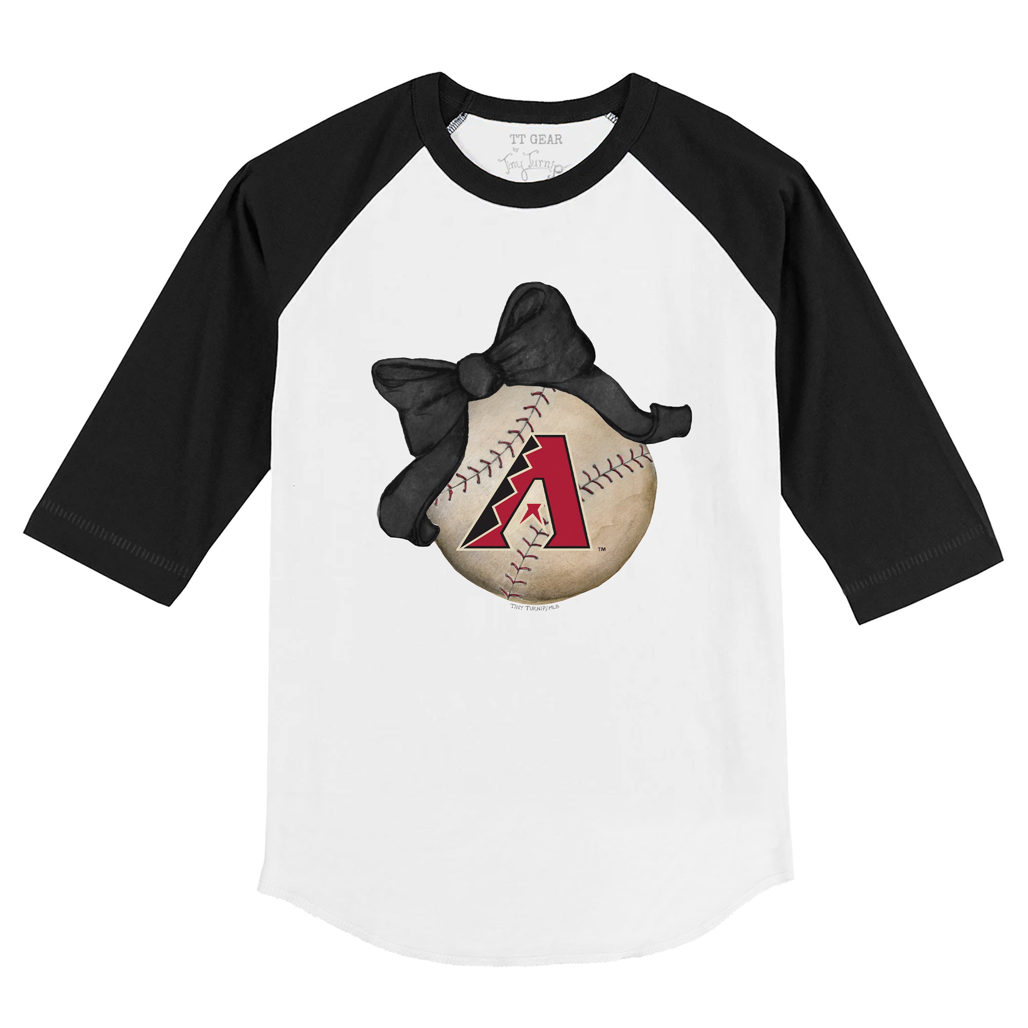 Arizona Diamondbacks Spring Training 2023 3/4 Black Sleeve Raglan