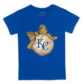 Kansas City Royals Baseball Bow Tee Shirt