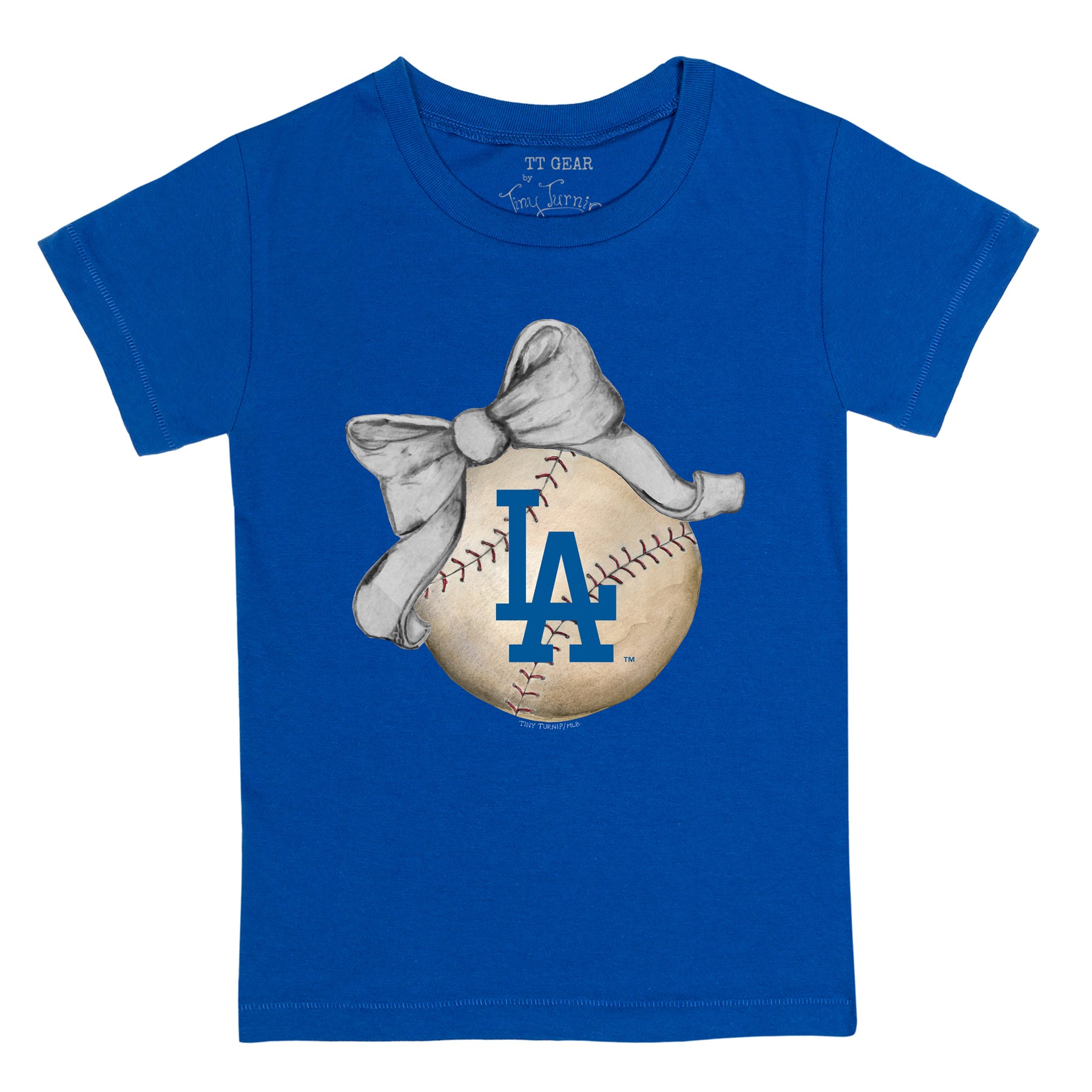 Los Angeles Dodgers Baseball Bow Tee Shirt