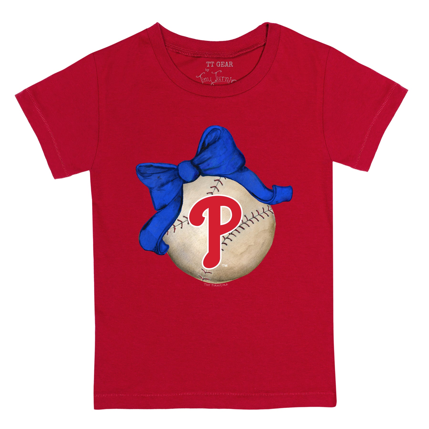 Philadelphia Phillies Baseball Bow Tee Shirt