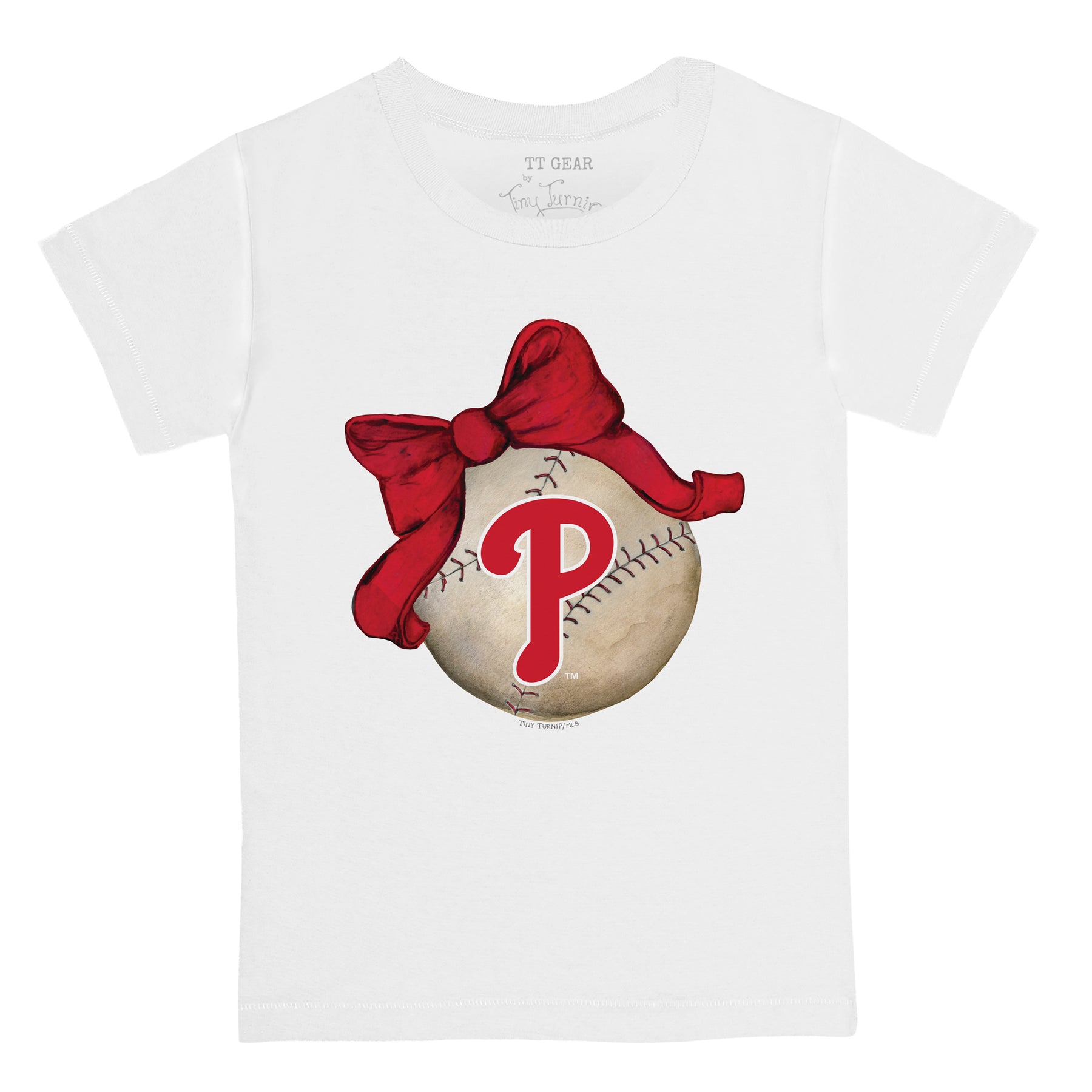 Philadelphia Phillies Baseball Bow Tee Shirt