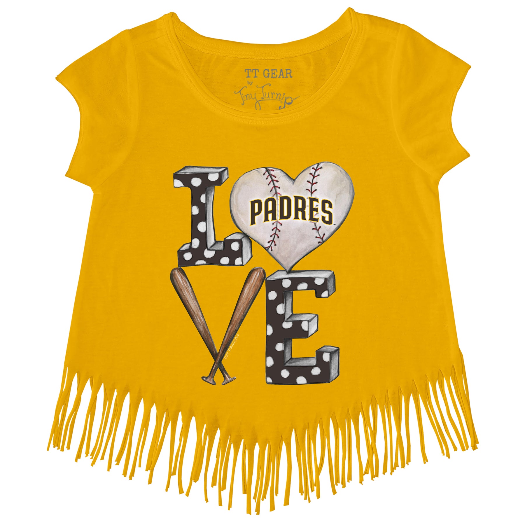 San Diego Padres Baseball LOVE Fringe Tee