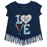 Tampa Bay Rays Baseball LOVE Fringe Tee