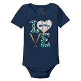 Seattle Mariners Baseball LOVE Short Sleeve Snapper
