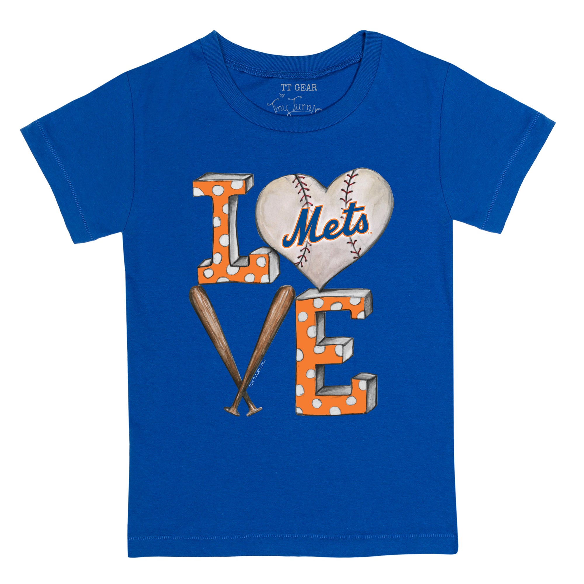 New York Mets Baseball LOVE Tee Shirt | Tiny Turnip