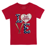 St. Louis Cardinals Baseball LOVE Tee Shirt